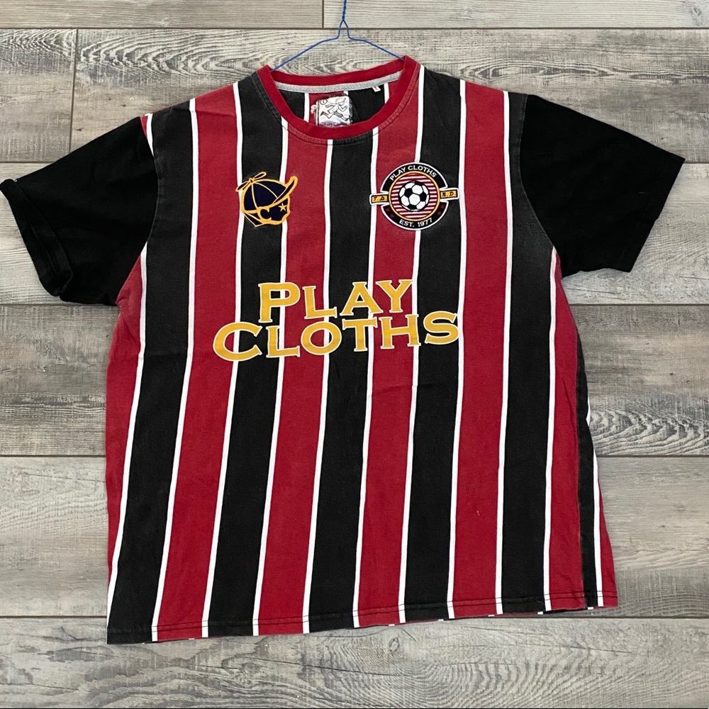 Play Cloths Red & Black SS Shirt Size Large